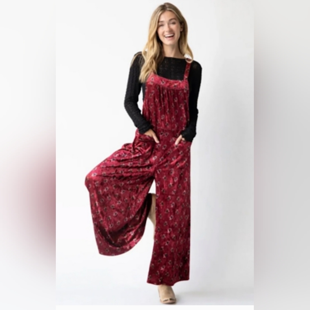 Free People VELVET Dakota Jumpsuit ♥️Vintage (No Longer Available) - Picture 4 of 7